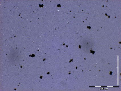 Light microscope images of films including 1 % wt. of MWCNTs. Left (Fig. 2):...