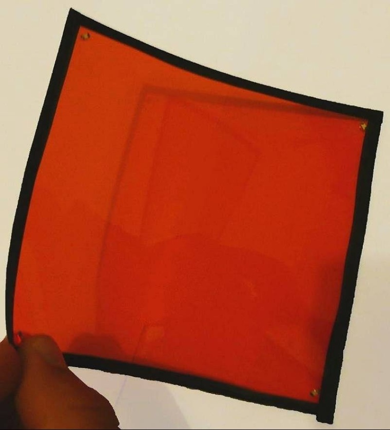 A position-sensitive Q-foil by isiQiri sized 12x12cm. In conventional sensors...