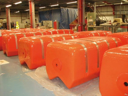 Fig. 3: Submersible decompression chamber thermally isolated by a...