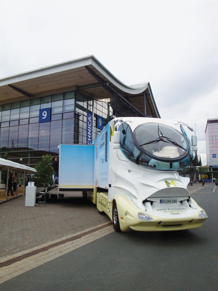 The truck visited 23 cities throughout the Netherlands, Belgium, UK, Germany,...