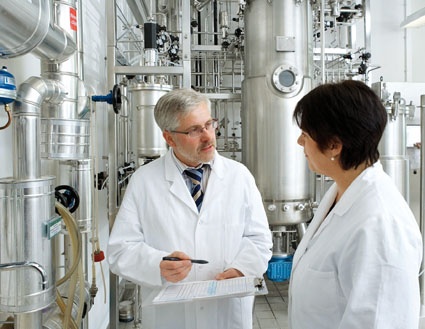The biotech research center at Wacker’s corporate R&D in Munich. Shown on the...