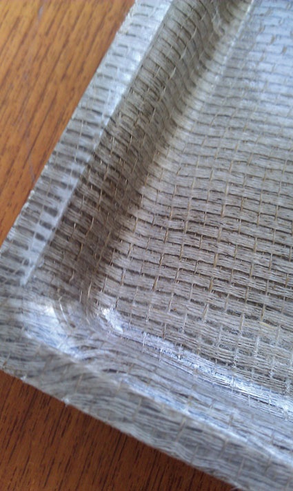 Fig. 2: PVC/flax cup thermoformed