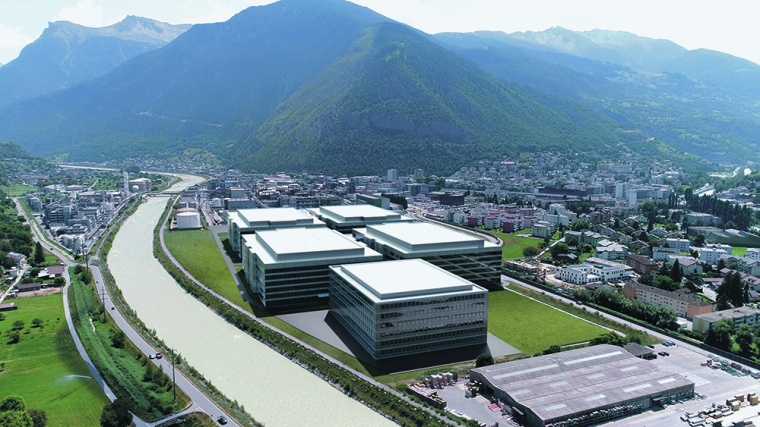 The Visp (Switzerland) complex can manufacture early intermediates for both...