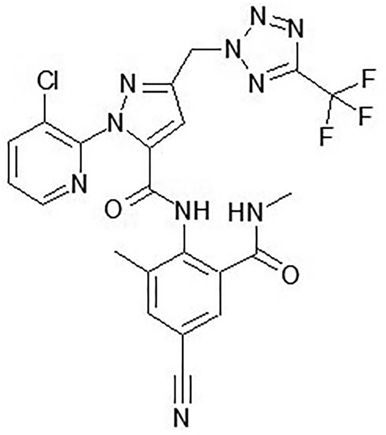 Insecticide Tetraniliprole (© Bayer)