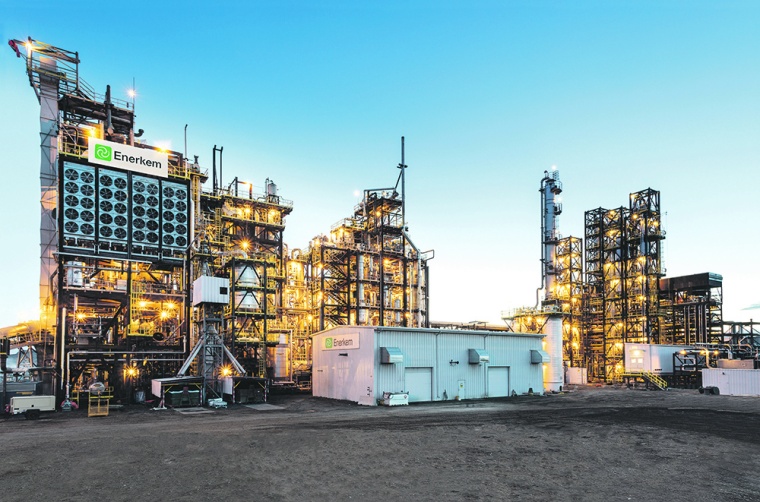 Enerkem’s facility in Edmonton, Alberta, is the world’s first full-scale...