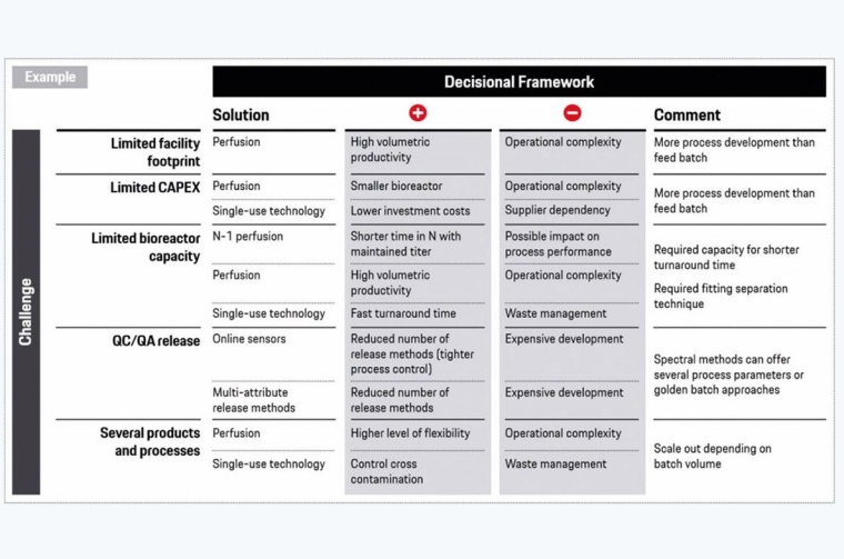 Example decisional framework for the evaluation of new technologies and...