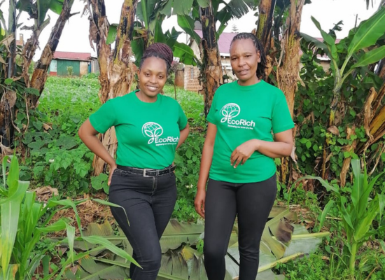 Joyce Rugano (CEO, Founder & Managing director) and Ruth Wanjiru (field...