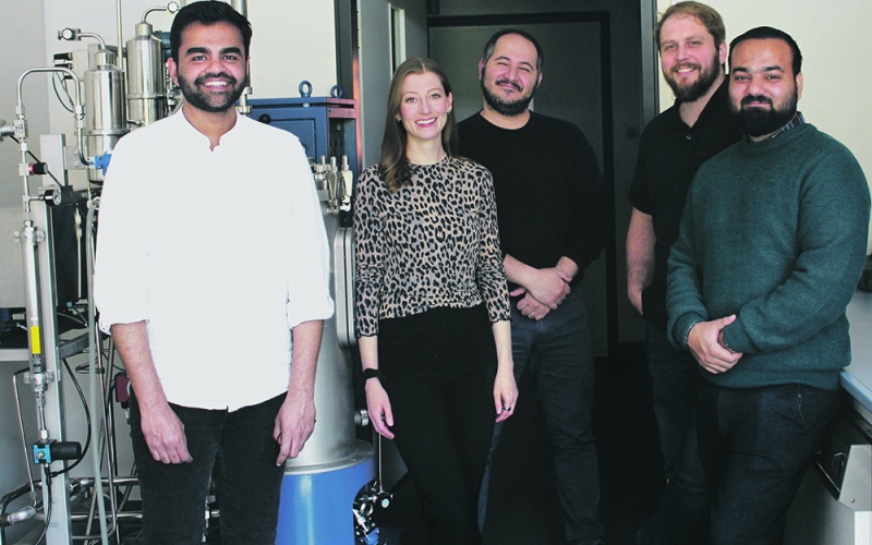 Das Team von Primogene (v. l. n. r.): Muhammad Moiz Khan, Linda Karger,...