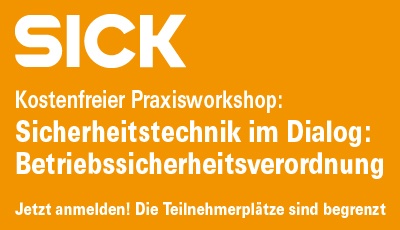 Sick bietet einen eintägigen, kostenfreien Praxisworkshop zum Thema...