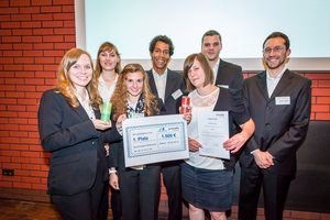 Siegerehrung beim diesjährigen Businessplan-Wettbewerb der Provadis Hochschule