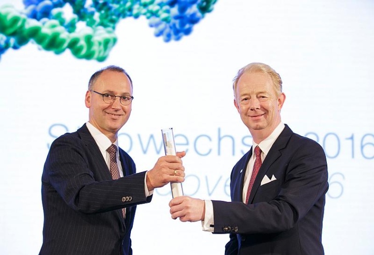 Werner Baumann und Dr. Marijn Dekkers
