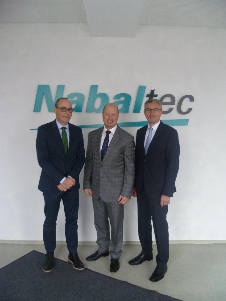 Der neue Dreiervorstand von Nabaltec (v.l.n.r.): Dr. Michael Klimes, Johannes...