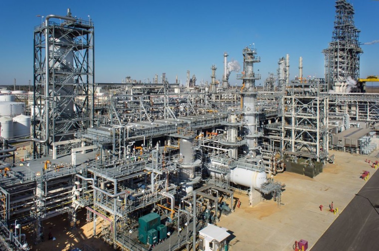 Am Total-Standort Port Arthur in Texas entsteht derzeit ein Ethan-Dampfcracker...