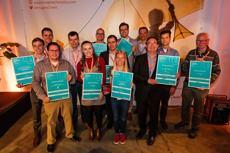 Die Gewinner des Imagine Chemistry-Wettbewerbs 2019. Foto: Nouryon