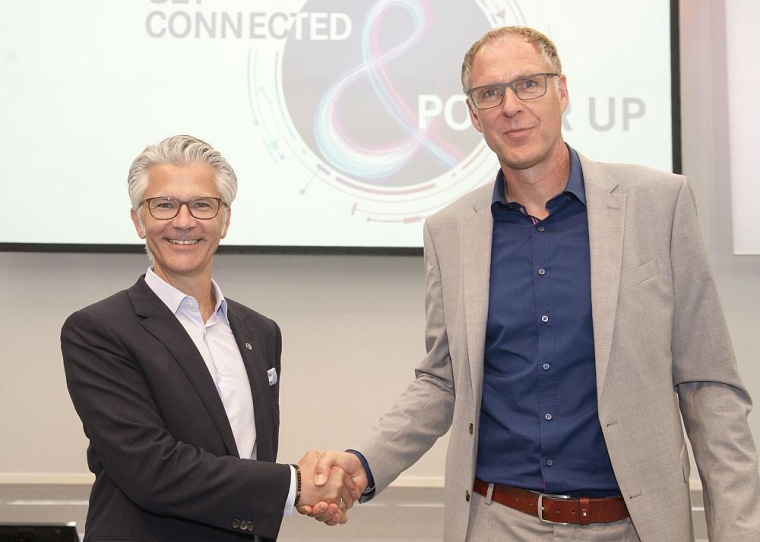 GETEC CEO Thomas Wagner (li.) und Andreas Görtz, Vice President Powergen...