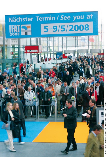 Die Umwelt-Fachmesse IFAT, die vom 5. - 9. Mai 2008 in München stattfindet,...