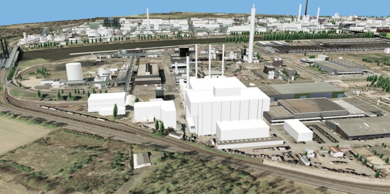 Für rund 300 Mio. € wird derzeit im Südwesten des Industrieparks Höchst...