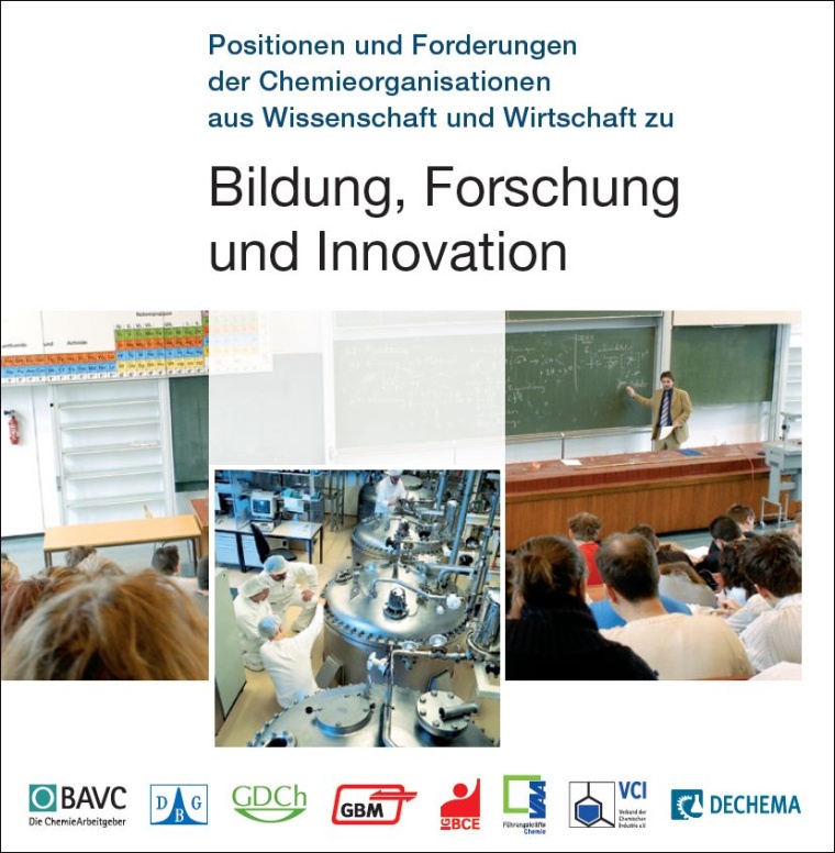 Innovationsmotor Chemie: Positionen der Chemie-Organisation zu den Themen...