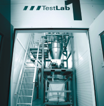 Blick in eines der vier Testlabore im neuen Testcenter von Schenck Process in...