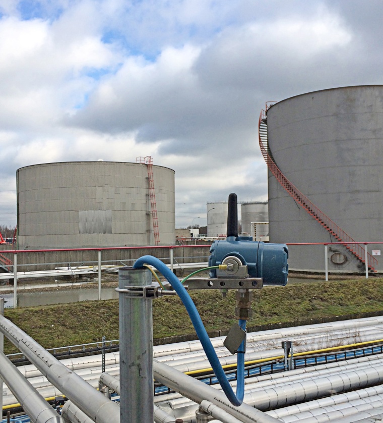 Emerson: Das System zur Lecksuche greift auf Rosemount 702 Wireless Discrete...