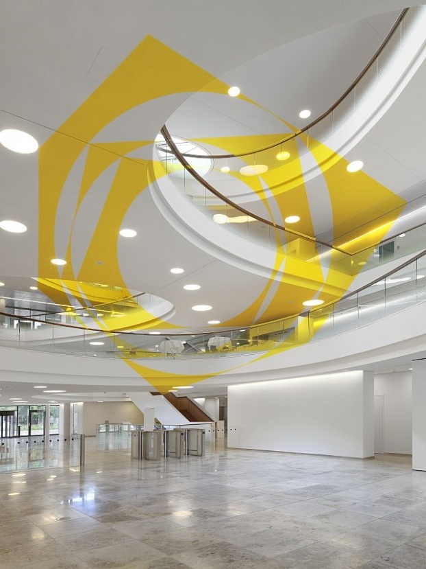 Clariant hat das Atrium seines Innovationszentrums in Frankfurt-Höchst nun...