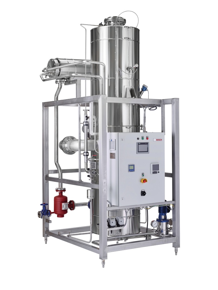 Bosch: Neue Generation von Reinstdampferzeugern und Destillationsanlagen