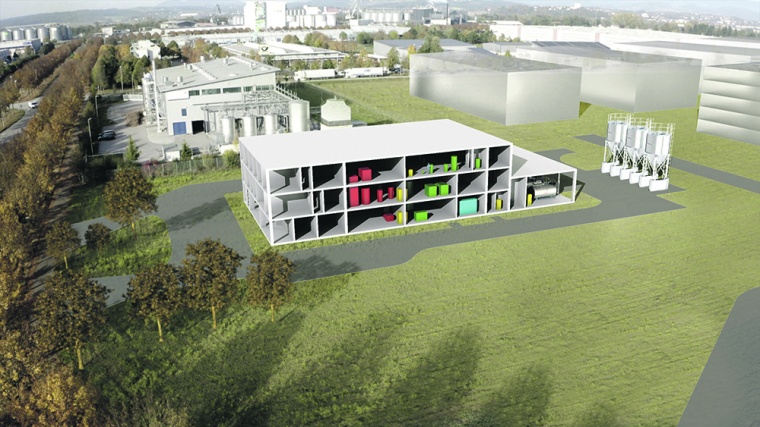 Die geplante Biocampus Multipilotanlage im Querschnitt: Der modulare Aufbau und...