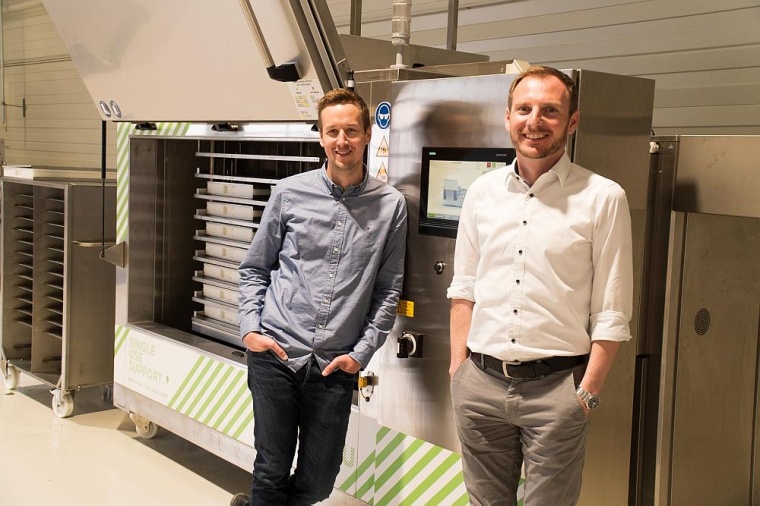 Die Unternehmensgründer Johannes Kirchmair und Thomas Wurm. Foto: Single Use...