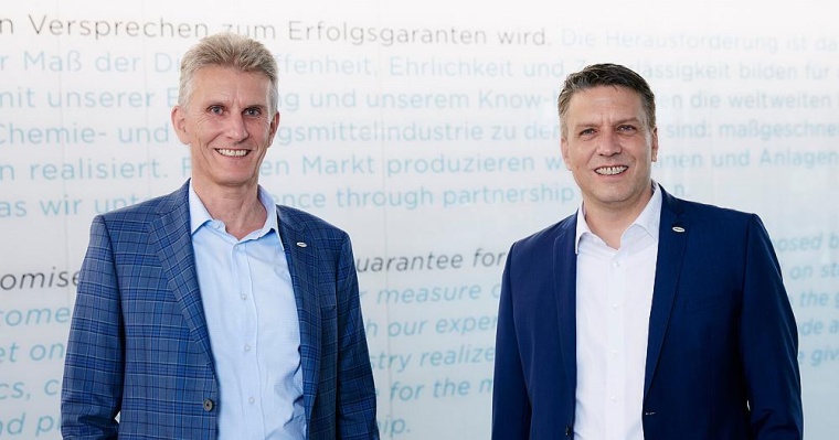 Ulrich Bartel und Markus Parzer. Foto: Coperion GmbH, Stuttgart