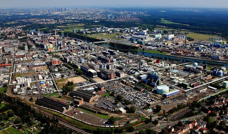 Luftaufnahme des Industrieparks Höchst. © Infraserv Höchst
