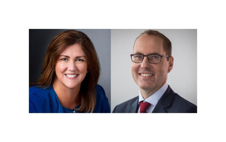 Kelly Gast (links), Frank Terhorst (rechts). © Bayer