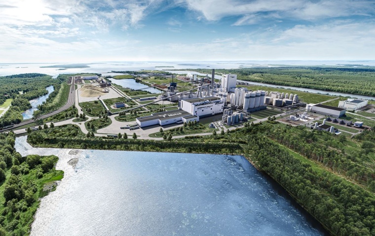 Metsä Fibres neues Bioproduktwerk © Metsä Group