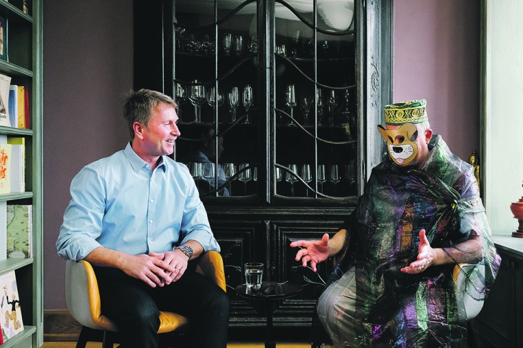 „Ab und zu darf ich der bunte Hund sein.“ Oqema-CEO Peter Overlack, der die...
