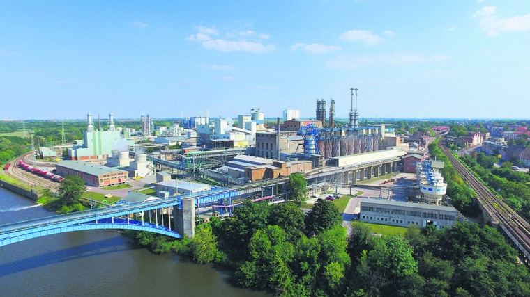 Seit über 130 Jahren ist Solvay in Bernburg aktiv. ©Solvay