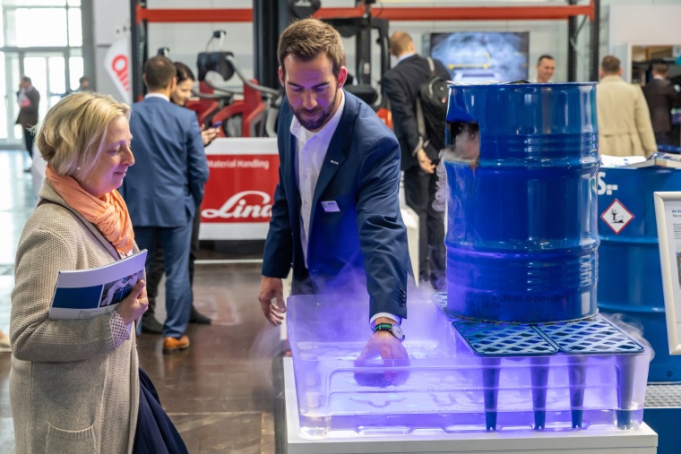 Die GGS – Fachmesse Gefahrgut // Gefahrstoff auf dem Gelände der Leipziger...