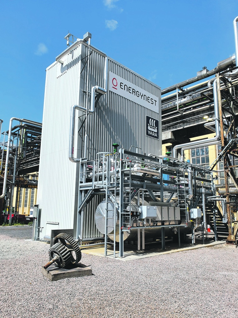 Bei dem Düngemittelhersteller Yara hat EnergyNest einen direkt an das...