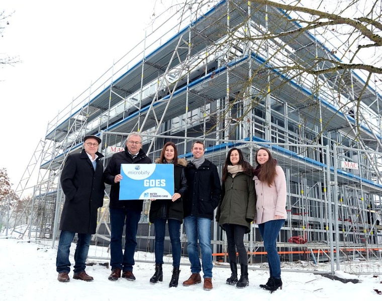 Noch ein paar Wochen, dann ist das BioLab im Hafen Straubing bezugsfertig –...
