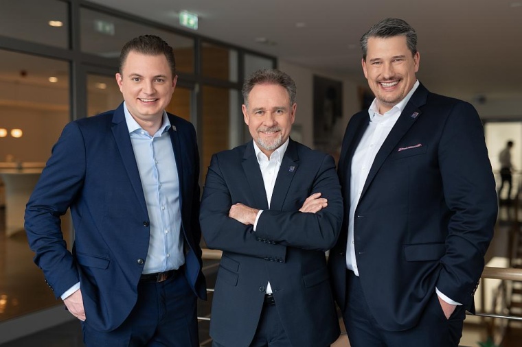 Yannick Koch, Norbert Strack und Sascha Niederhagen bilden die neue...