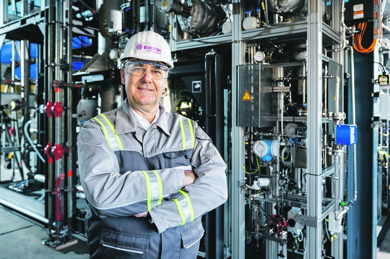 Bernd Vendt, Standortleiter des Chemieparks Marl, Evonik