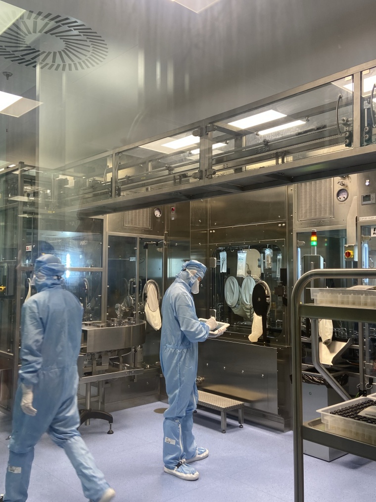 The new facility features state-of-the-art technology utilizing robotics during...