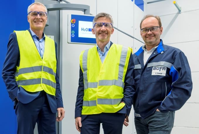 Das BüFa-Management v.l.: Felix Thalmann, Ralf Ramke und Sebastian Specht. ©...