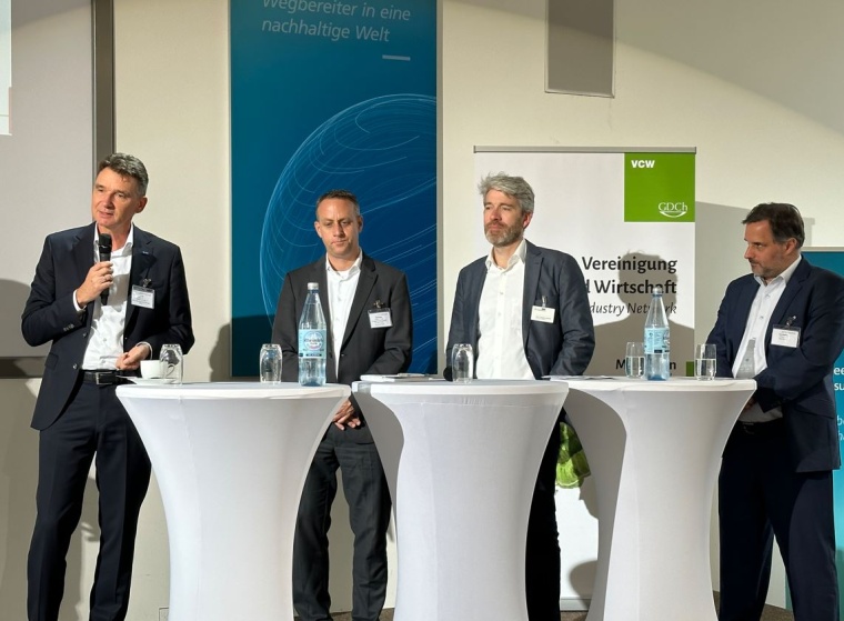 Bei der Podiumsdiskussion erörterte Professor Christian Doetsch...