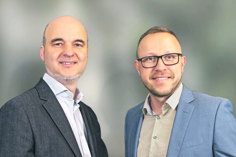 Die Gründer von Cell2Green: Dirk Hollmann (l.) und Stefan Peuß (r.) | ©...