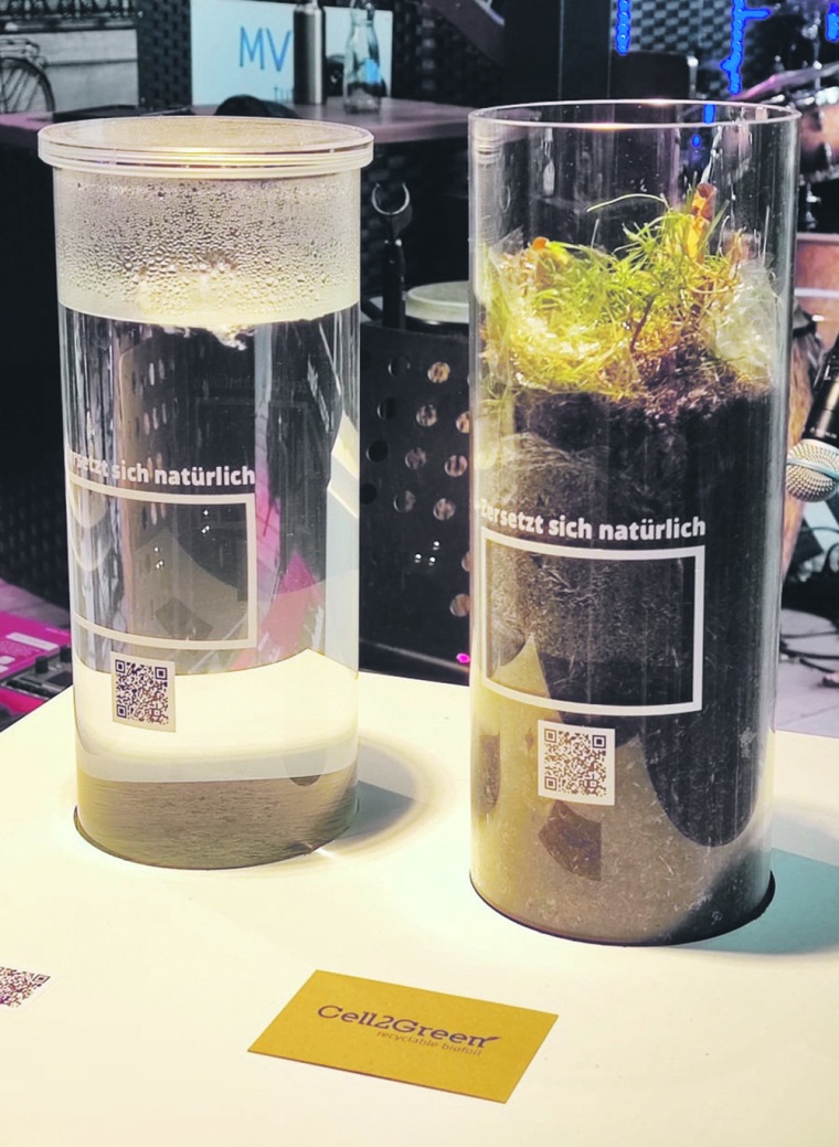 Cell2Green entwickelt hauchdünne Folien aus Cellulose, die innerhalb von zehn...