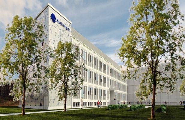 Visualisierung neuer Forschungs- und Entwicklungskomplex von Budenheim ©...