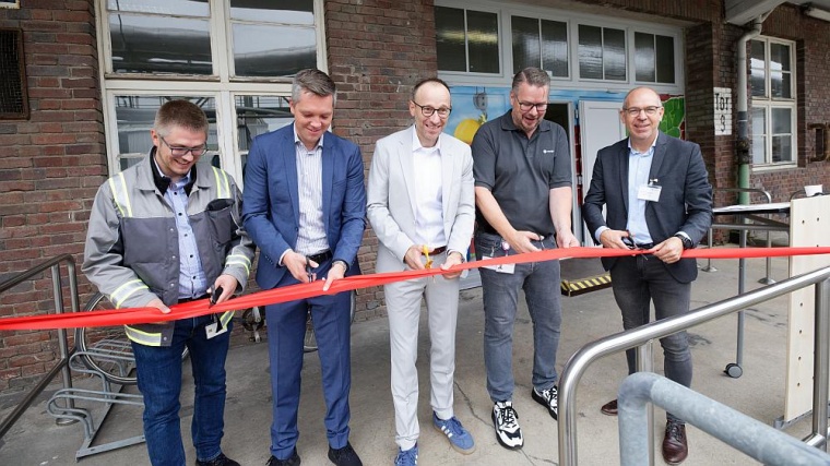 Dominic Bauchrowitz, Andreas Orwat, Thomas Basten, Andreas Heidinger und Martin...