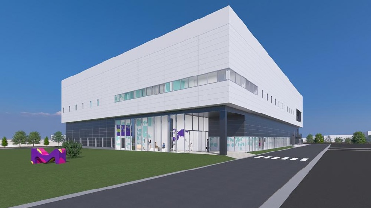 Geplantes Advanced Materials Development Center“ (AMDC) am Standort Shizuoka...