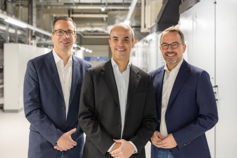 Heraeus Covantic Management (v.l.n.r.): Michael Werth , Nikolas Pojezny,...