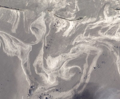As of June 27, the entire gulf-facing beachfront of several barrier islands in...