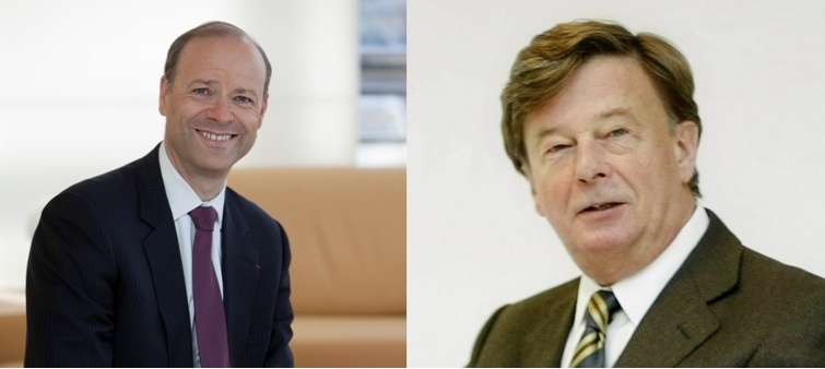 Sanofis Chris Viehbacher (l.) and Genzymes Henri Termeer